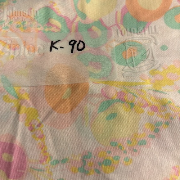 Talbots Cotton Stretch Slim-Leg Perfect Crop Pant Abstract Floral Print Sz 2 NEW - Picture 12 of 12